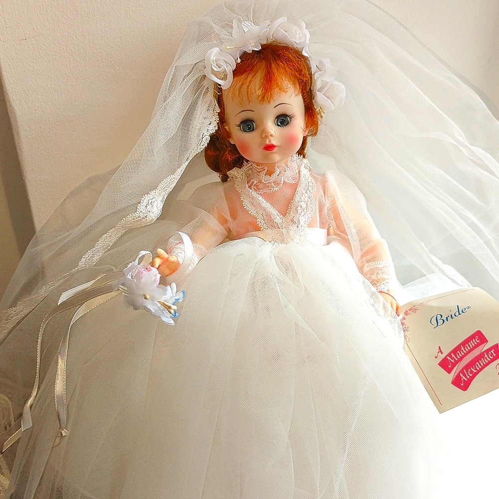 Vintage Madame Alexander Bride Doll from the 1980s.